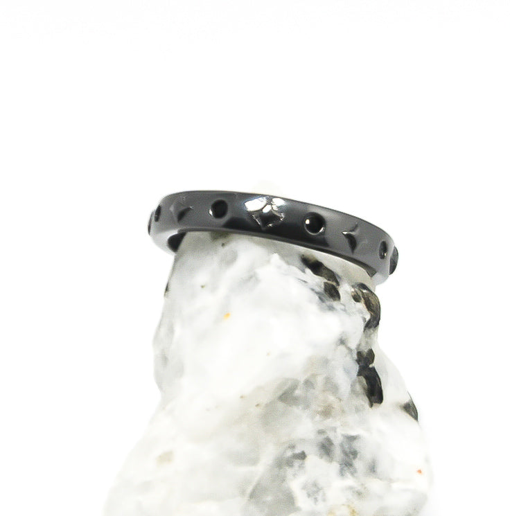 PANDORA Stars & Stones Ring Rhutenium Plated Gift Box