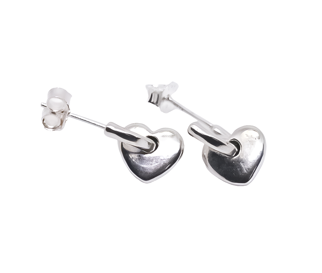 PANDORA Heart Open Hoop Earrings Sterling Silver