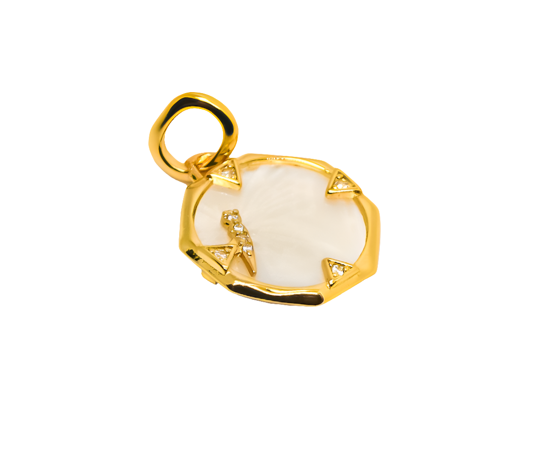 Pandora ME Pearlescent Butterfly Medallion Charm