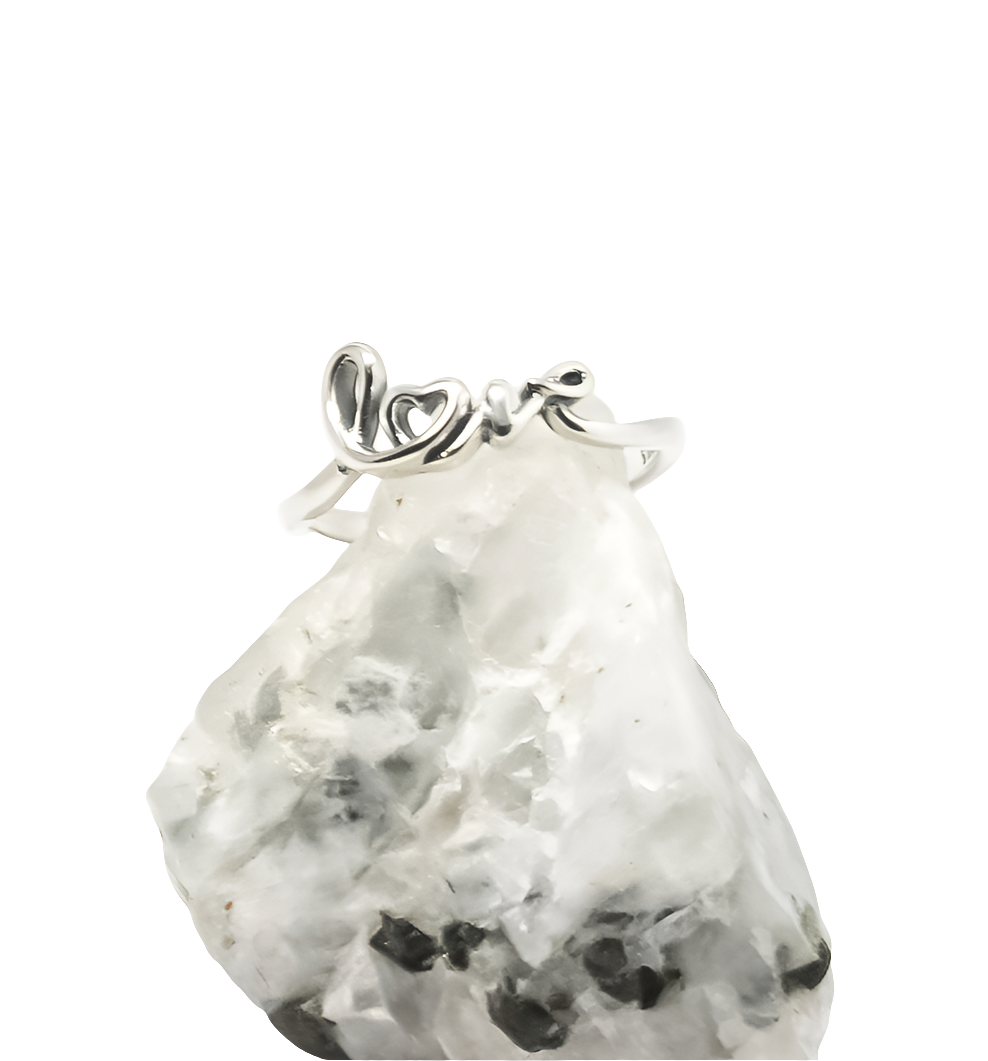 Pandora Handwritten Love Ring