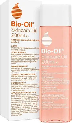 BIO OIL Skincare Oil 200ml Purecelin Scars & Marks Uneven Skin Tone