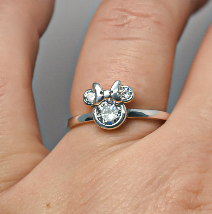 Pandora Disney Minnie Mouse Sparkling Head Ring