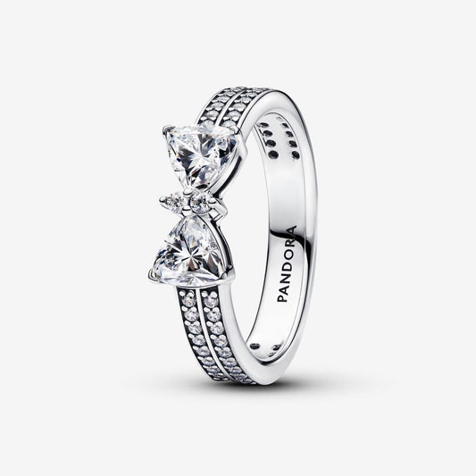 PANDORA Sparkling Bow  Ring