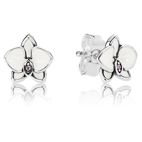 Pandora Orchid stud earrings