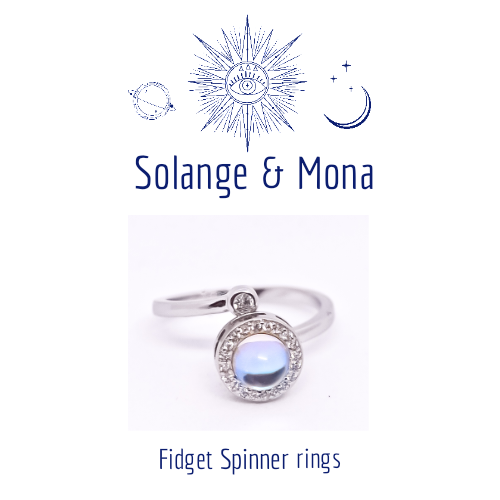 Solange & Mona Anxiety  Fidget spinner Ring