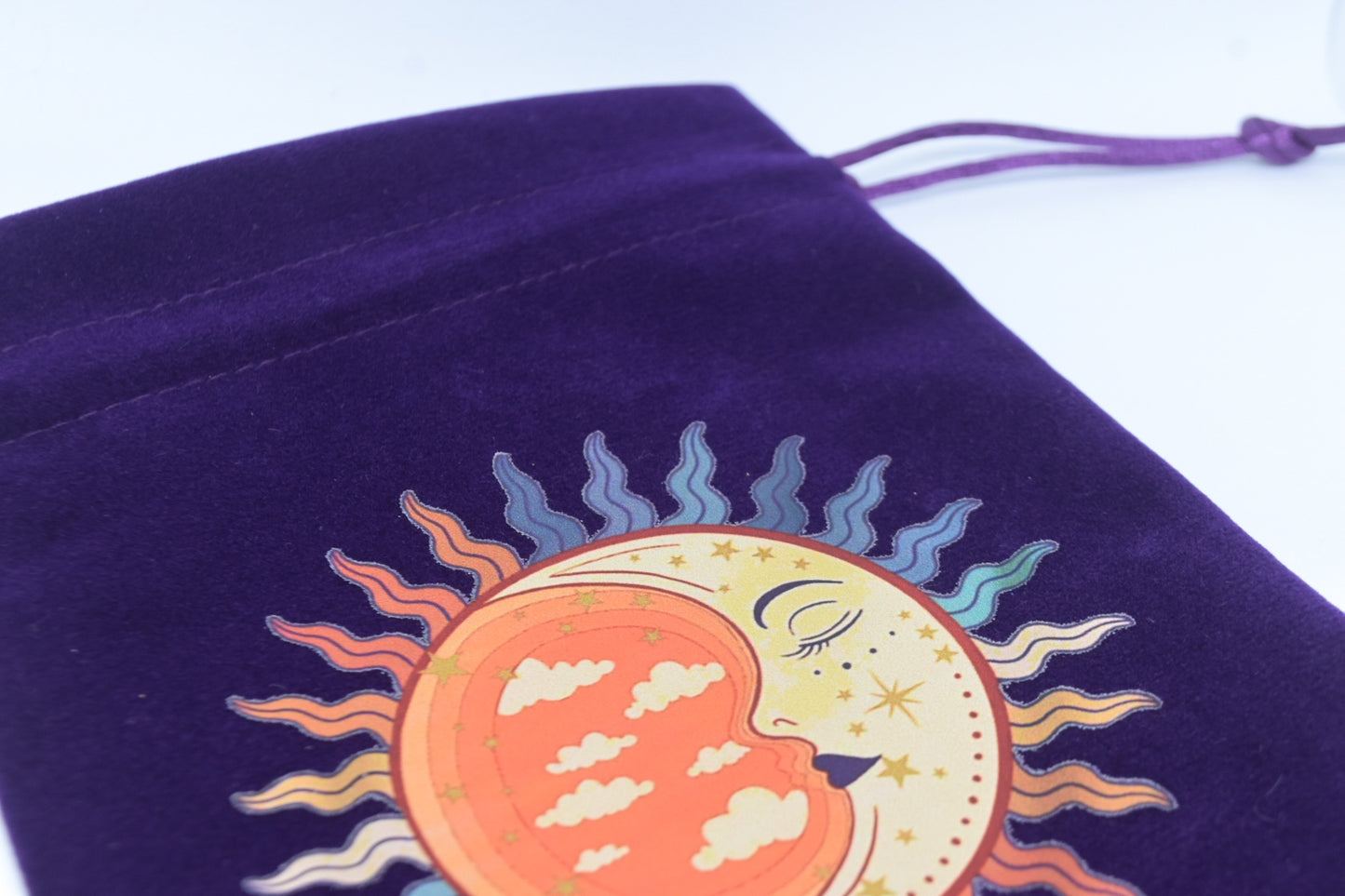 Velvet SUN & Moon tarot Pouch