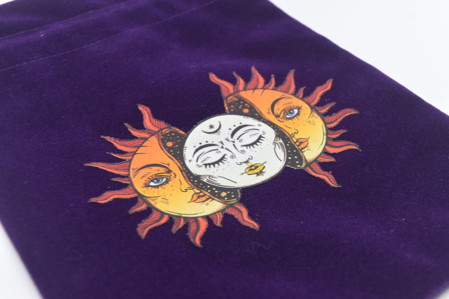 Velvet SUN & Moon tarot Pouch