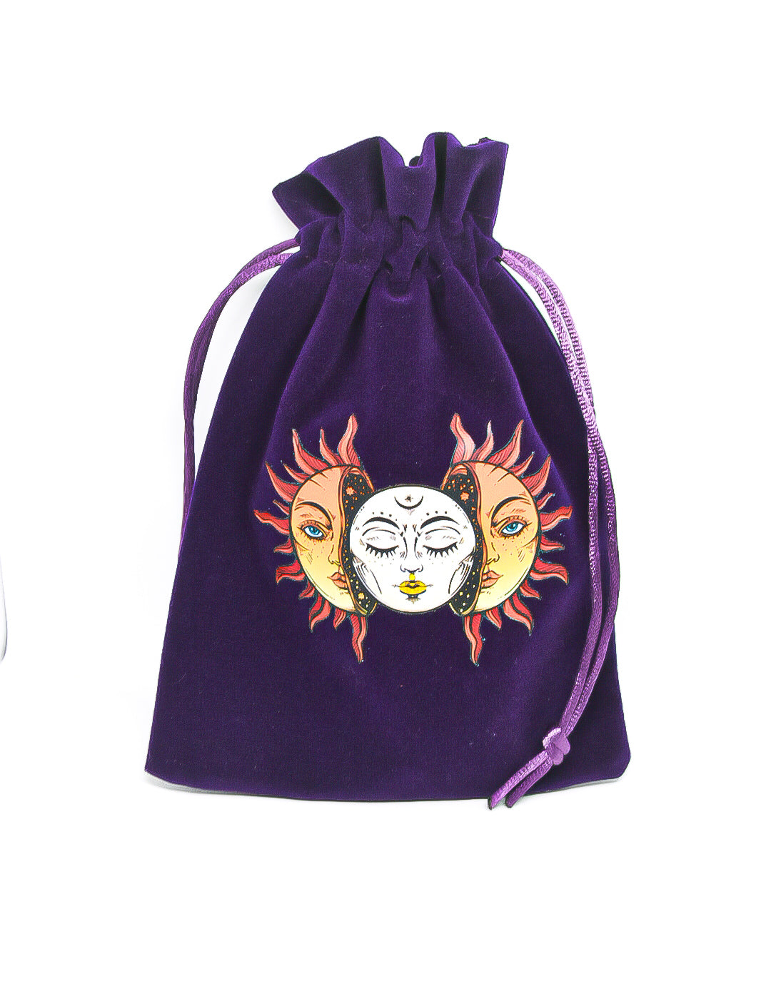 Velvet SUN & Moon tarot Pouch