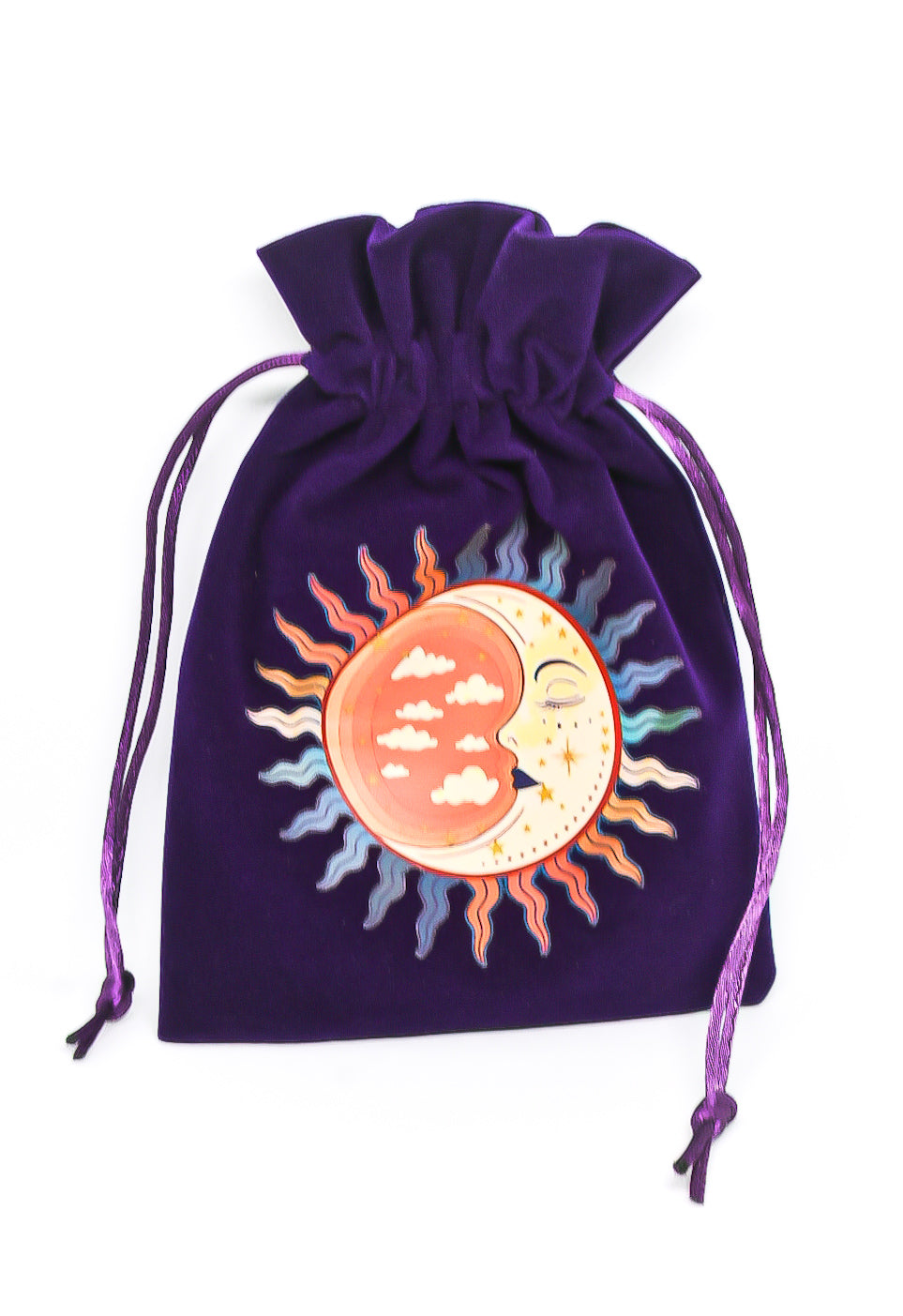 Velvet SUN & Moon tarot Pouch