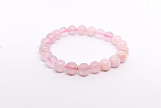 LUNA Rose quartz 10mm bracelet