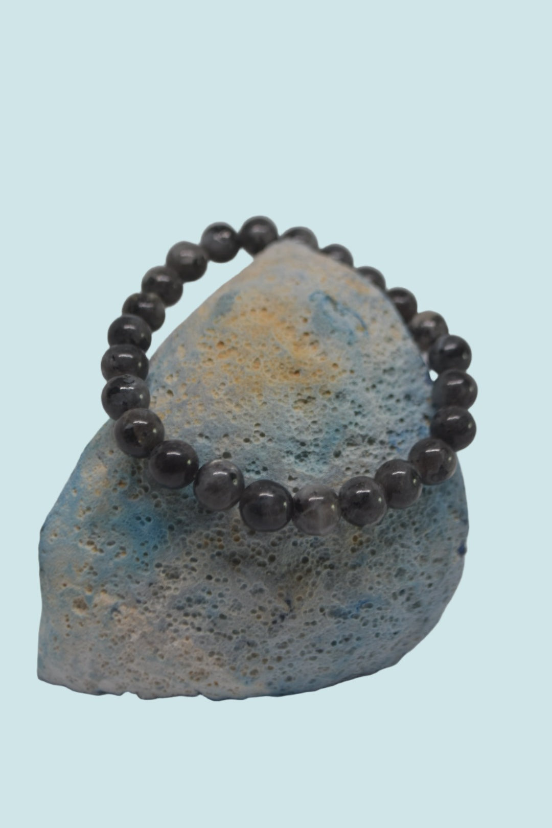 LUNA Grey Labradorite 10mm beads bracelet