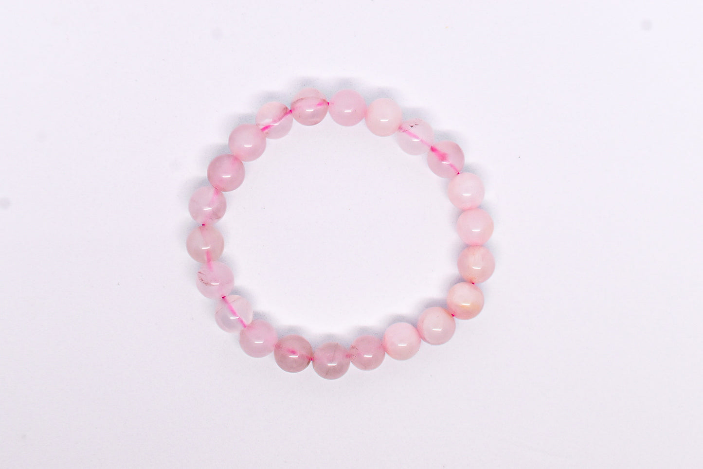 LUNA Rose quartz 10mm bracelet