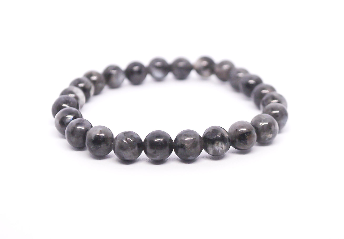 LUNA Grey Labradorite 10mm beads bracelet