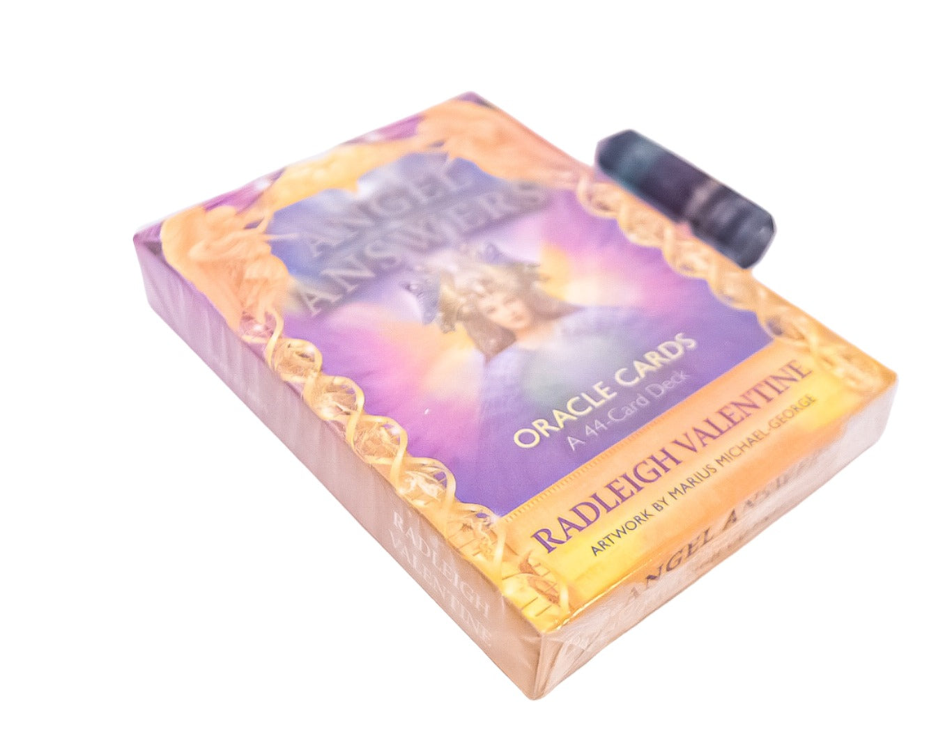 ANGEL ANSWERS Oracle Cards Radleigh Valentine 44 Card Deck Simple Trustworthy and Direct Advice with QR Guidebook