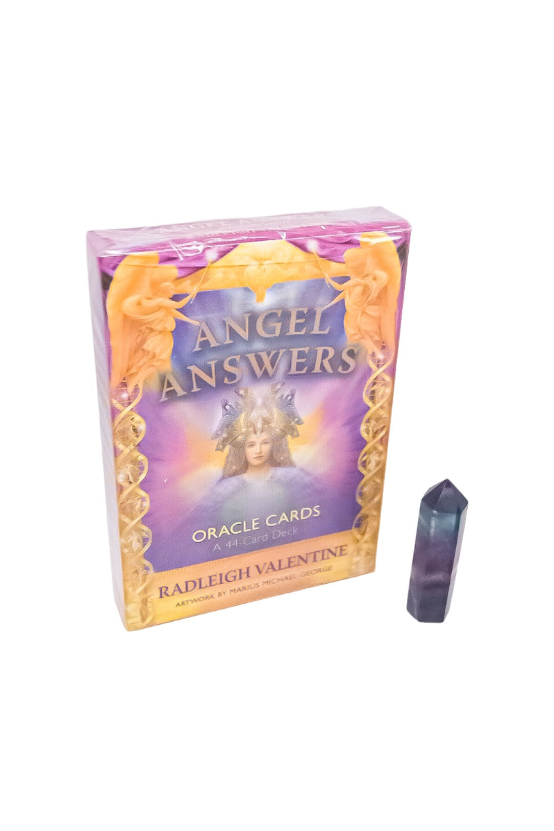 ANGEL ANSWERS Oracle Cards Radleigh Valentine 44 Card Deck Simple Trustworthy and Direct Advice with QR Guidebook