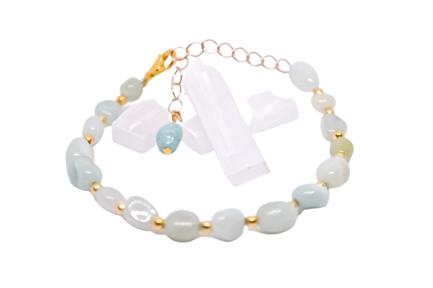 Abundance  Amazonite Good Luck & Fortune handmade  Bracelet adjustable