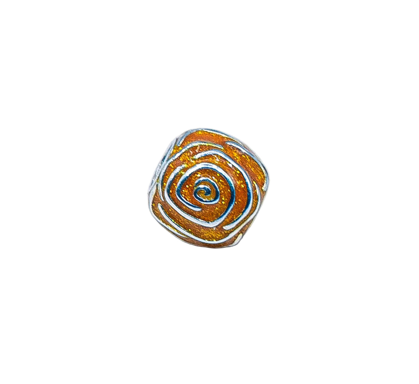 Pandora yellow rose in bloom charm