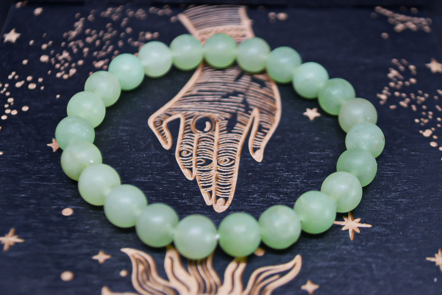 LUNA Green Aventurine 8mm beads bracelet