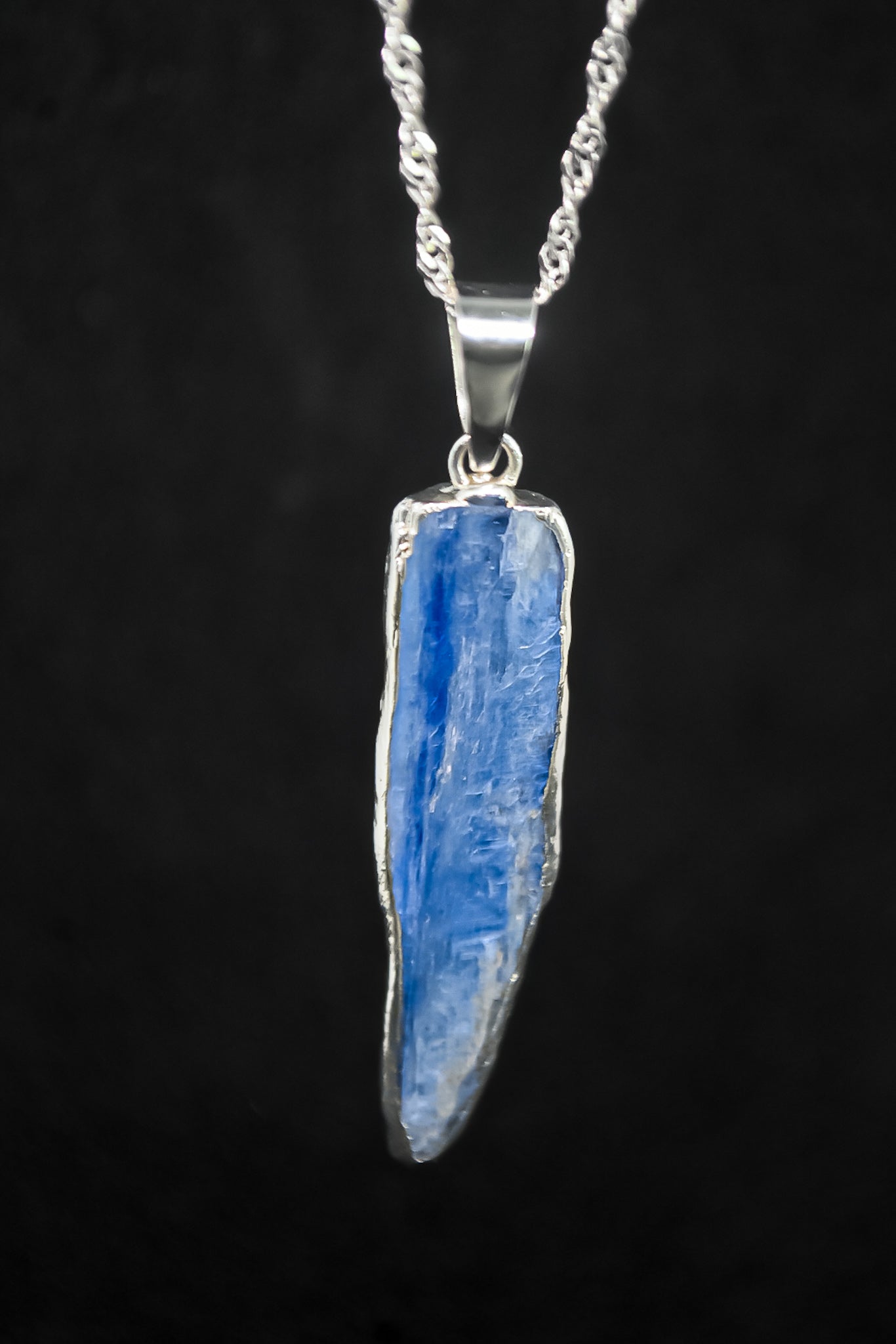 Kyanite Silver Plated Necklace