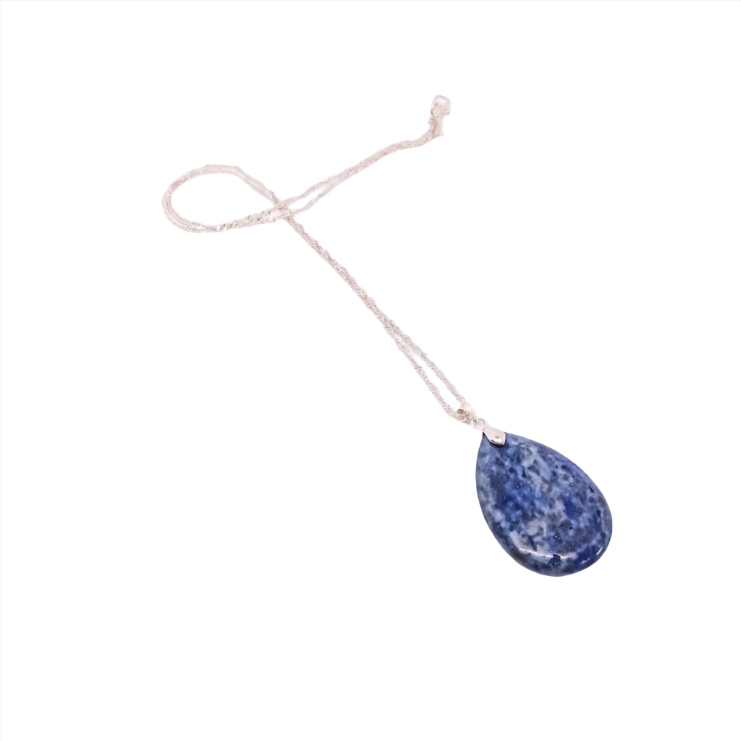 Lapis Lazuli Silver Plated Necklace