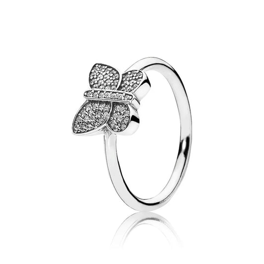 Pandora Sparkling Butterfly ring CZ