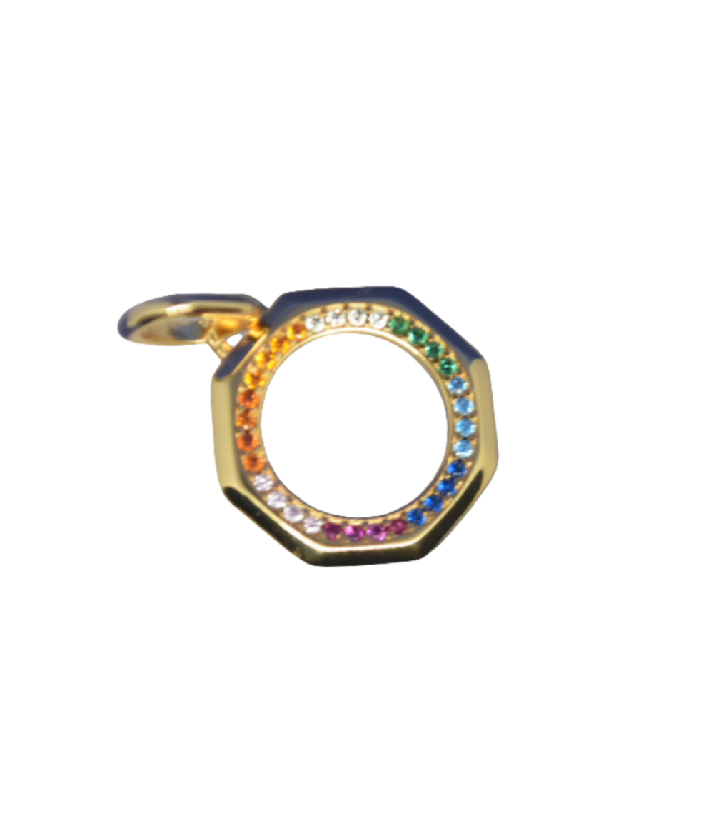 PANDORA Rainbow Medallion Charm