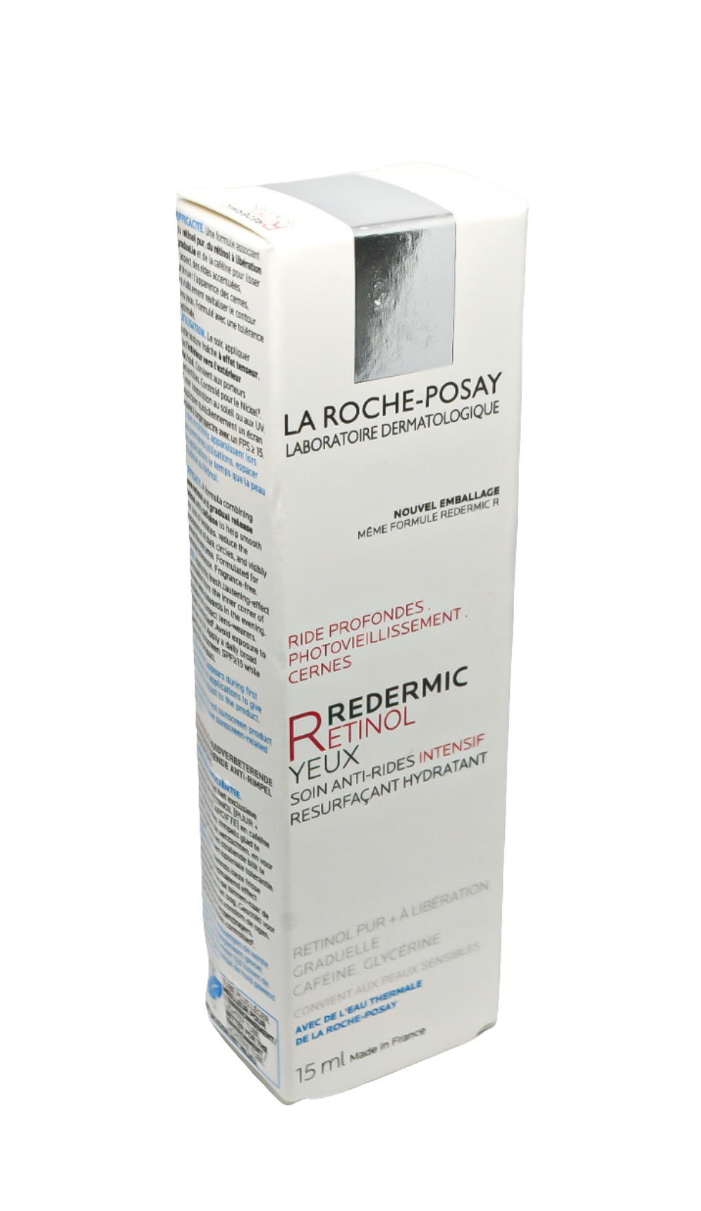 LA ROCHE-POSAY REDERMIC RETINOL EYES Intensive Anti wrinkle Resurfacing Hydrating Cream 15ml