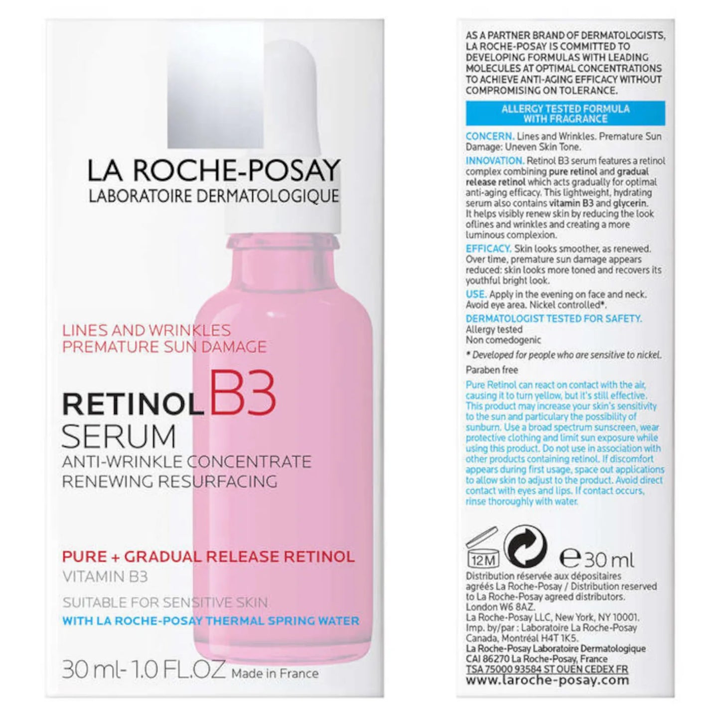 LA ROCHE POSAY Retinol B3 Anti-Ageing Serum 30ml