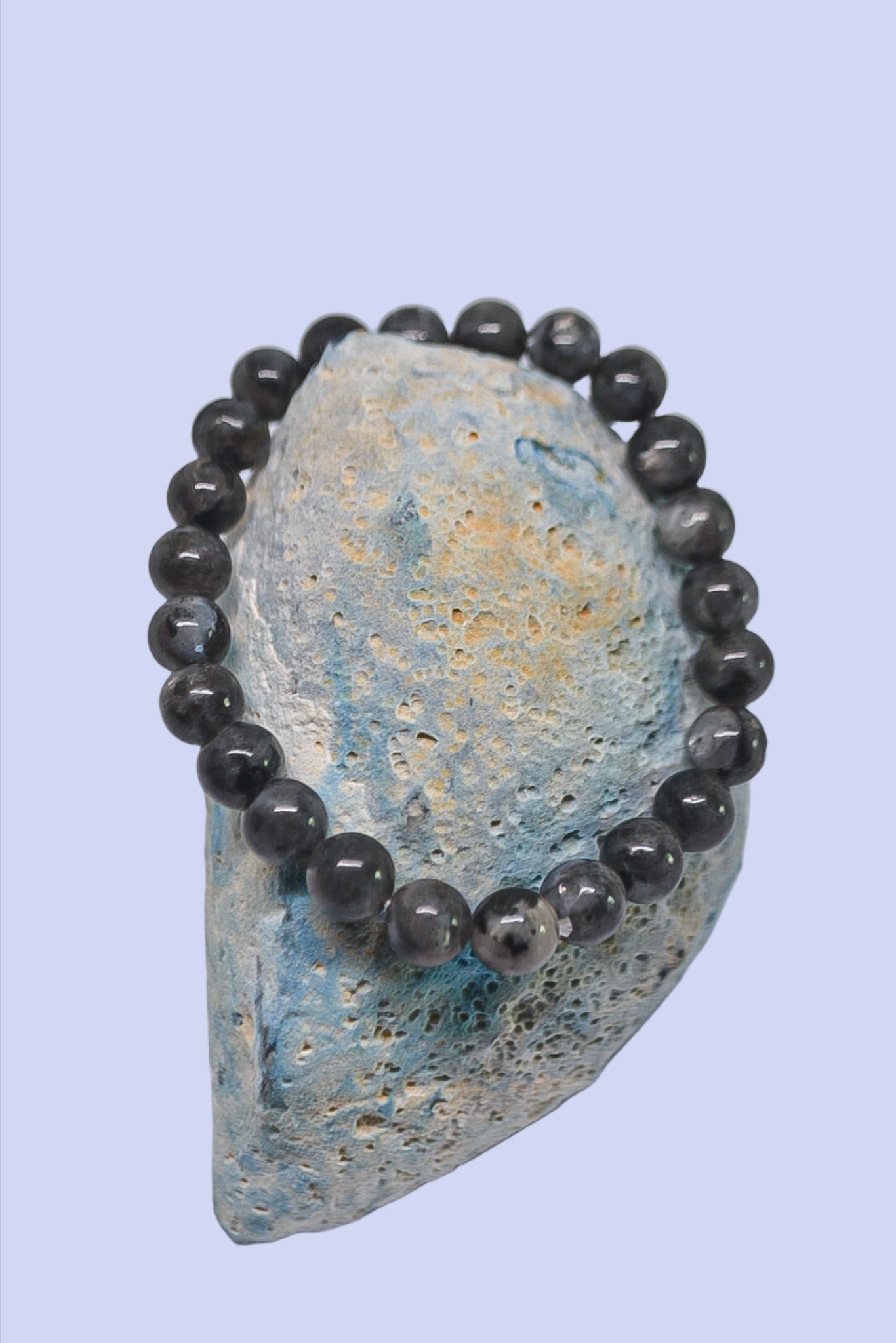 LUNA Grey Labradorite 10mm beads bracelet