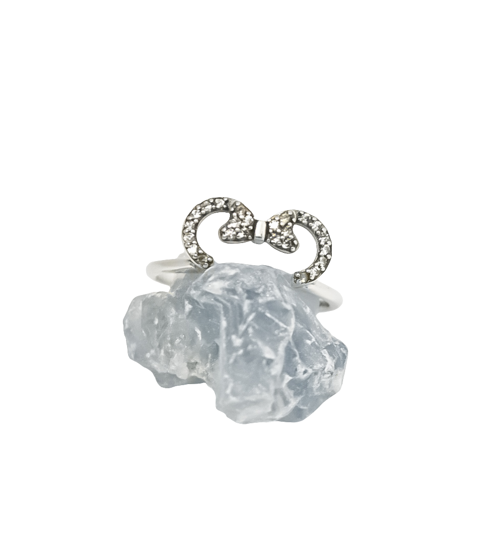 Pandora Disney Minnie Mouse Ears Silhouette Puzzle Ring