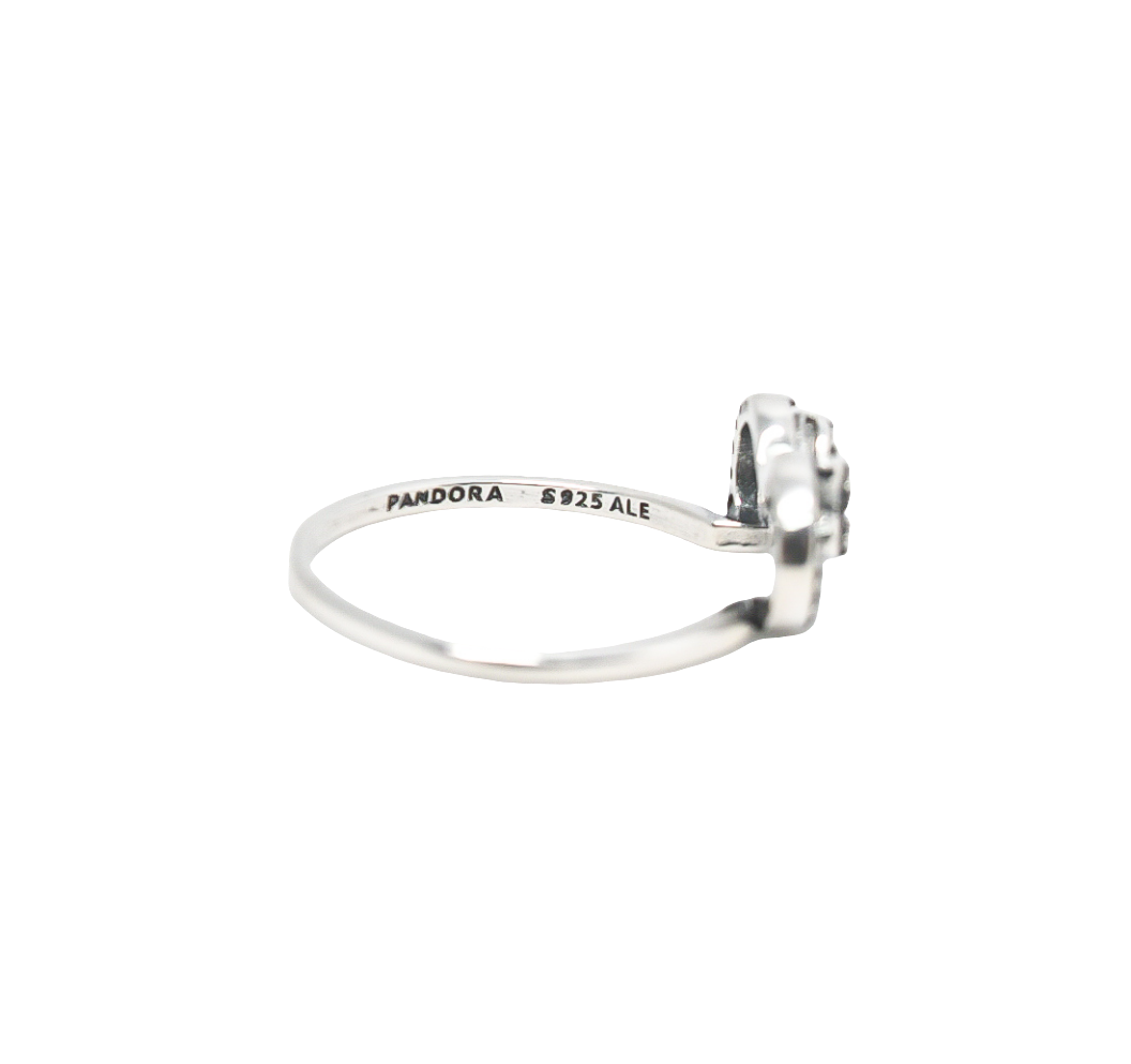 Pandora Disney Minnie Mouse Ears Silhouette Puzzle Ring