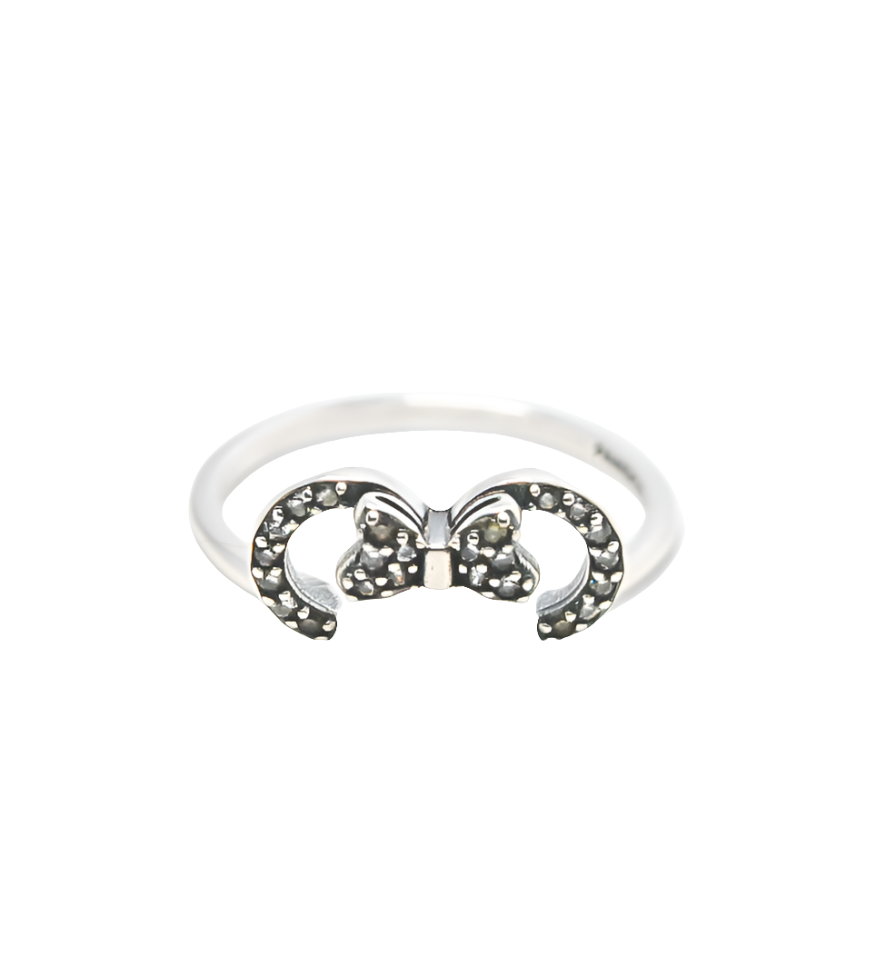Pandora Disney Minnie Mouse Ears Silhouette Puzzle Ring