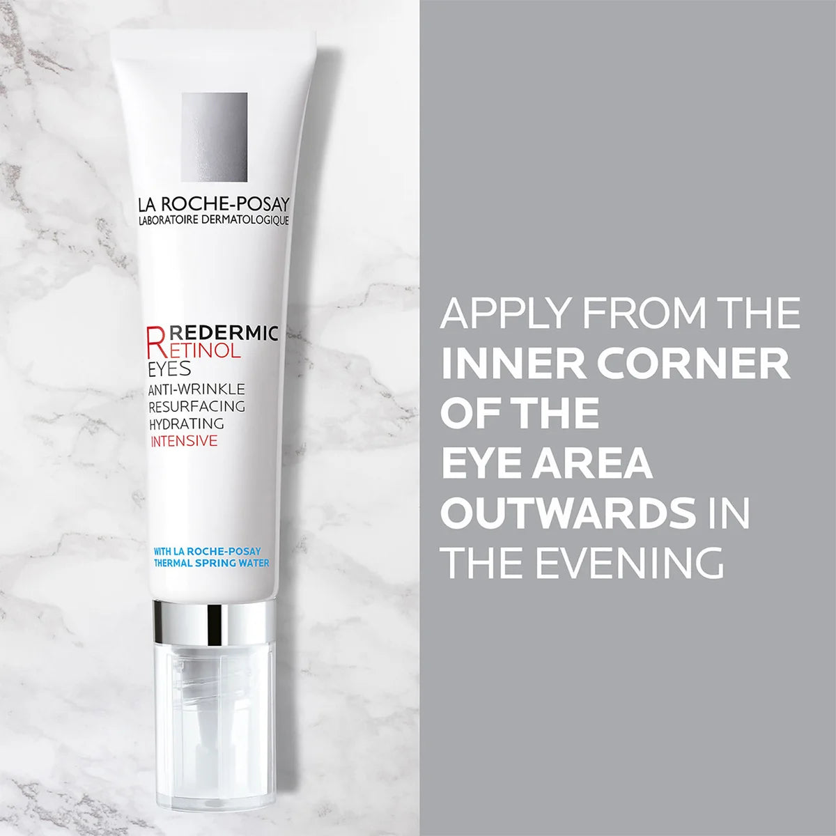 LA ROCHE-POSAY REDERMIC RETINOL EYES Intensive Anti wrinkle Resurfacing Hydrating Cream 15ml
