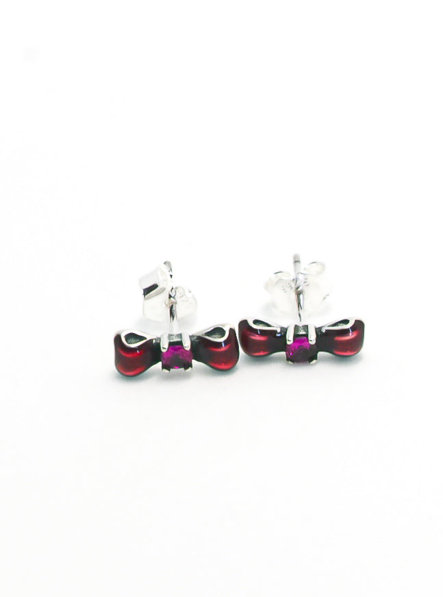 Pandora Disney Snow White Red Bow stud earrings