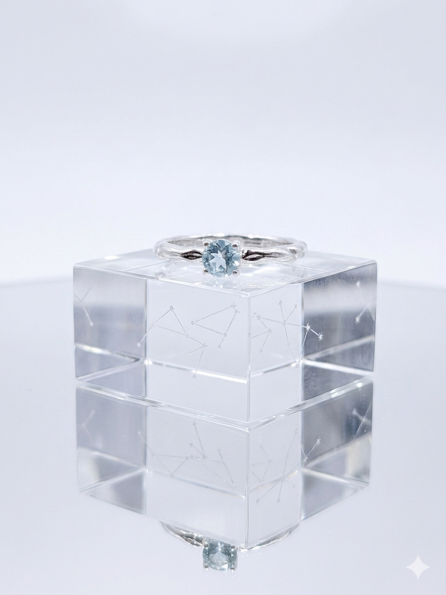 Sterling Silver Gemstone Stacking Ring