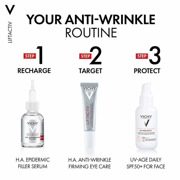 VICHY  LIFTACTIVE  Supreme Anti Wrinkle Firming EYE HA Hyaluronic Acid 15ml