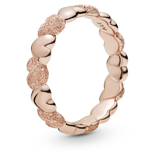 Pandora Rose ™ Matte Brilliance Hearts Rings