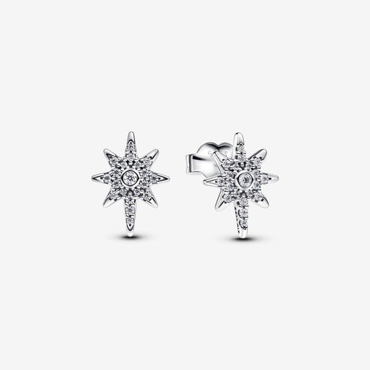 Pandora Sparkling North Star Stud Earrings