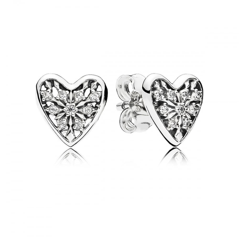 Pandora Heart of Winter Stud Earrings ( Retired)