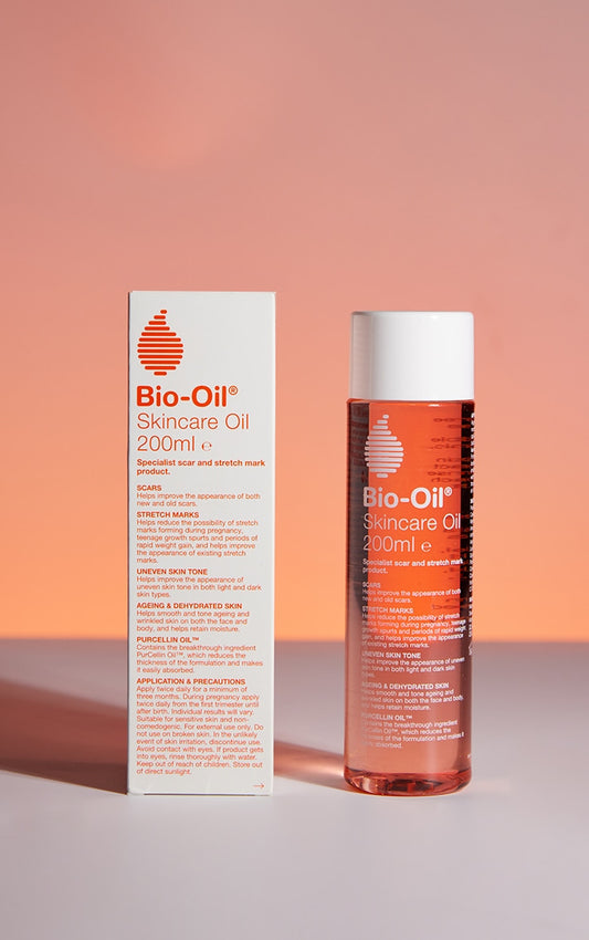 BIO OIL Skincare Oil 200ml Purecelin Scars & Marks Uneven Skin Tone