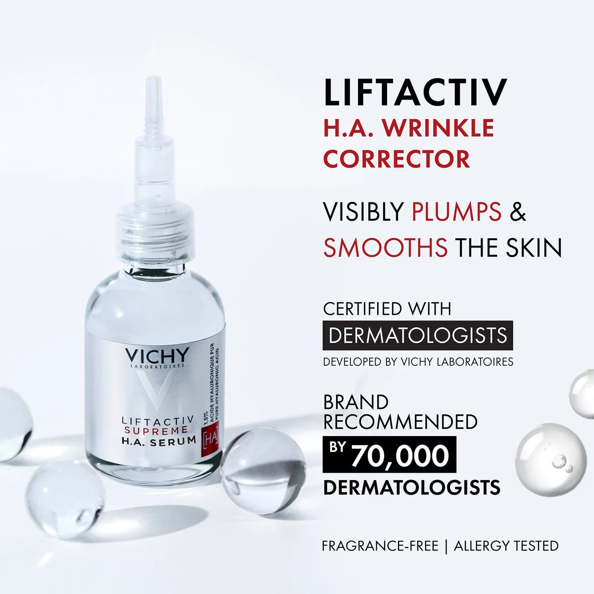 VICHY LIFTACTIVE H.A. Epidermic FILLER 1,5% Hyaluronic Acid 30ml